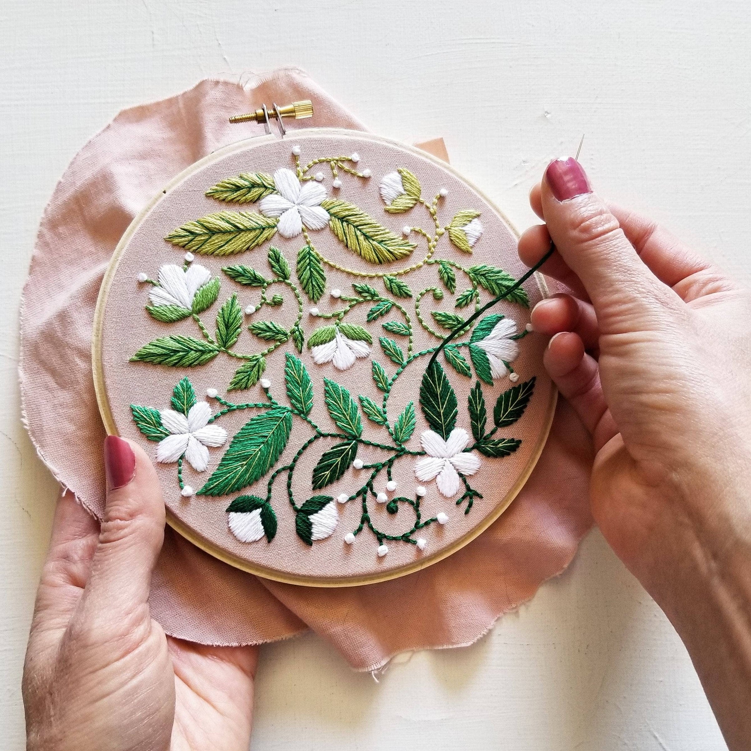 Floral Flourish Beginner Embroidery Kit